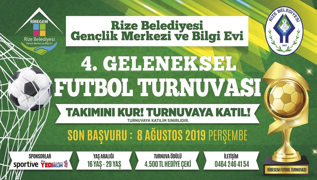 RİBEGEM’DEN GENÇLERE FUTBOL TURNUVASI