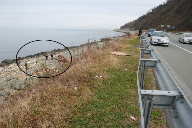 Pazar'da sahilde erkek cesedi bulundu