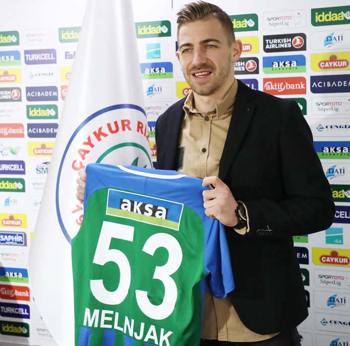 Çaykur Rizespor'da Dario Melnjak 2 yıllık sözleşme imzaladı