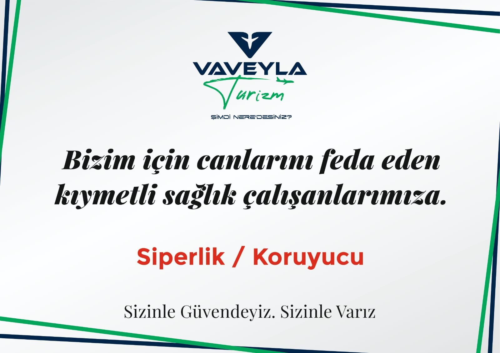 RİZE'DE KAPALI OLAN İŞYERİ HASTANE ÇALIŞANLARINA 2000 ADET SİPERLİK HEDİYE ETTİ