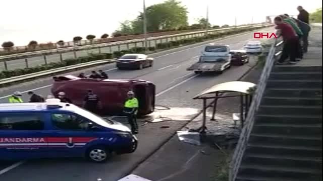 TRABZONDA FECİ KAZA , RİZELİ BİR VATANDAŞ ÖLDÜ