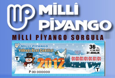 Milli Piyango Yılbaşı çekilişi 2012 ( MPİ yılbaşı 2012 çekiliş sonuçları )