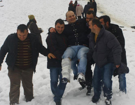 Ayder yaylasında talihsiz kaza