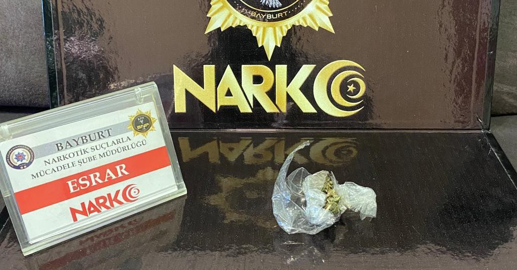 Bayburt'ta Uyuşturucu Operasyonu: 2 Kişi Tutuklandı