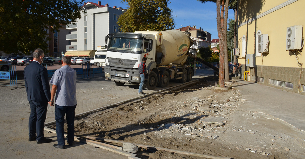 19 Mayıs Belediyesi’nden ‘Merkez Camisi’ne Çevre Düzenlemesi
