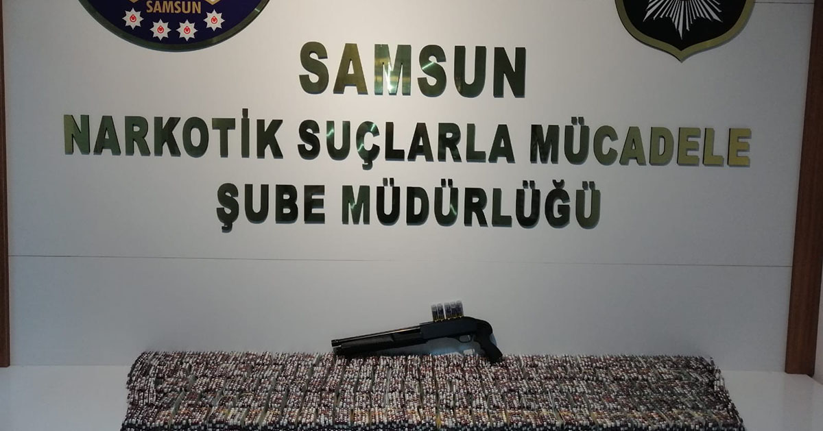 Samsun'da 20 Bin 689 Uyuşturucu Hap Ele Geçirildi: 5 Gözaltı