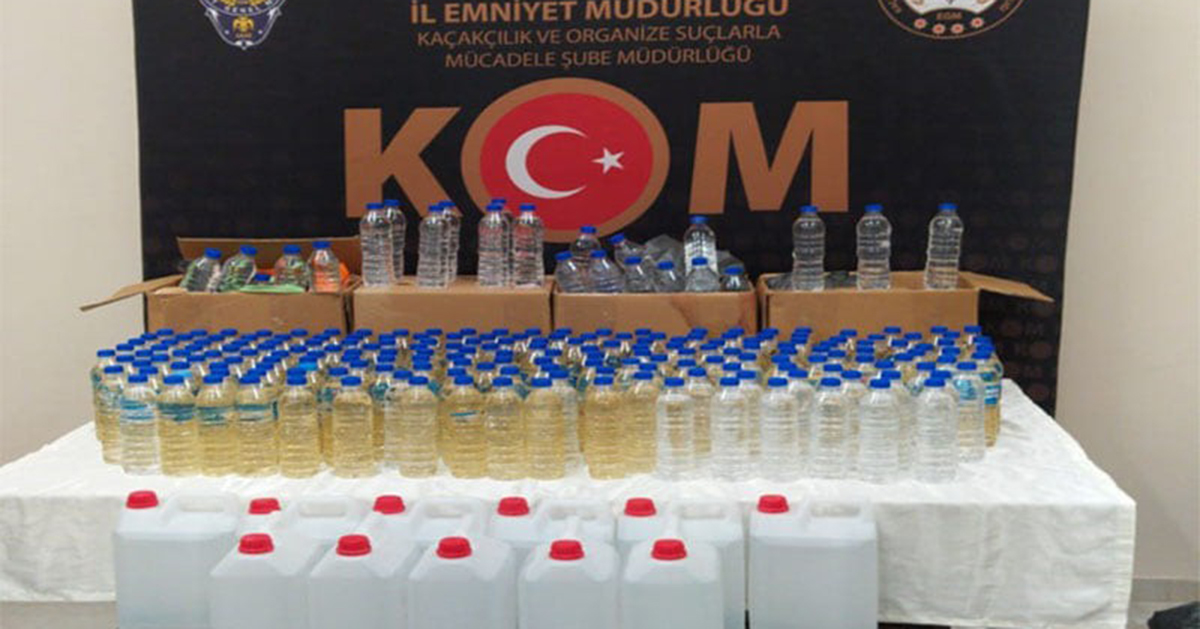 Giresun’da Sahte İçki Operasyonu