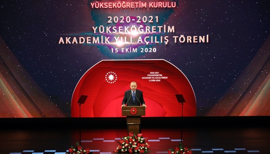 Rektör Coşkun, Cumhurbaşkanlığı Külliyesi'nde Gerçekleştirilen Yeni Akademik Yıl Açılış Törenine Katıldı
