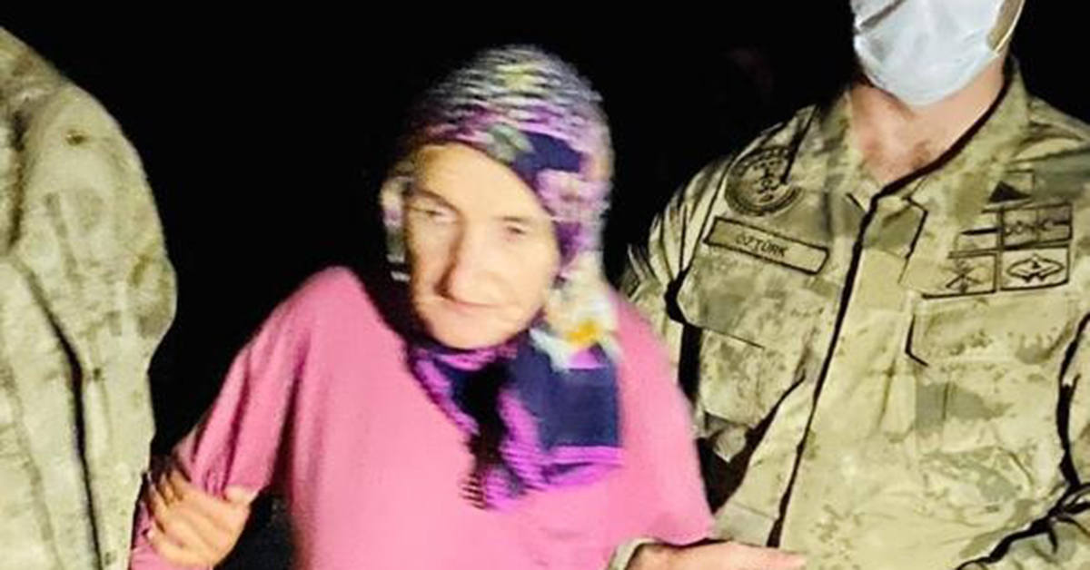 Giresun’da Kaybolan Kadın Jandarma Tarafından Bulundu