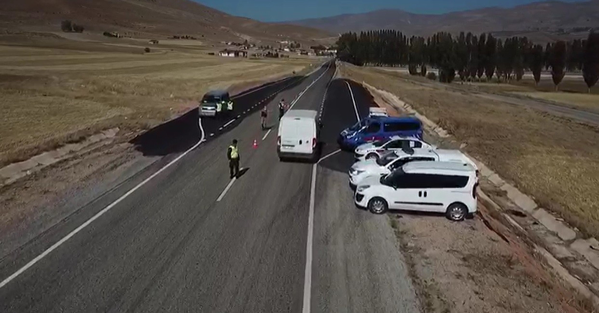 Jandarma Ekiplerinden Droneli Denetim