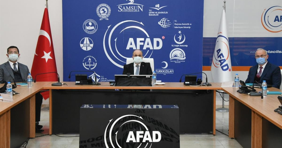 Samsun'da İl Afet Risk Azaltma Planı ve Tanıtım Hazırlık Toplantısı Yapıldı