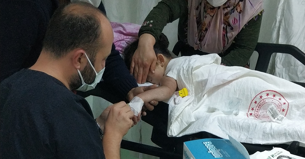 Kaynar Su Dolu Kazana Düşen Çocuk Hastanelik Oldu