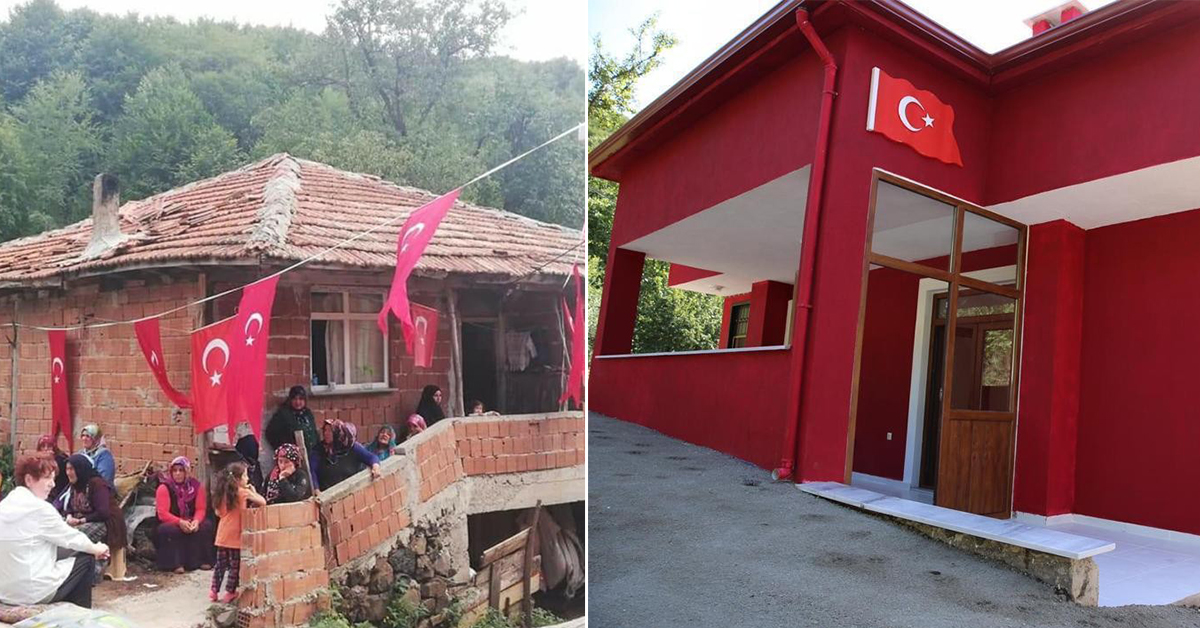 Şehit Ailesine Yeni Ev