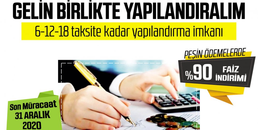 Bayburt Belediyesi’nden borç yapılandırma imkânı