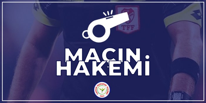 Ç.Rizespor - Göztepe Maçının Hakemleri Açıklandı