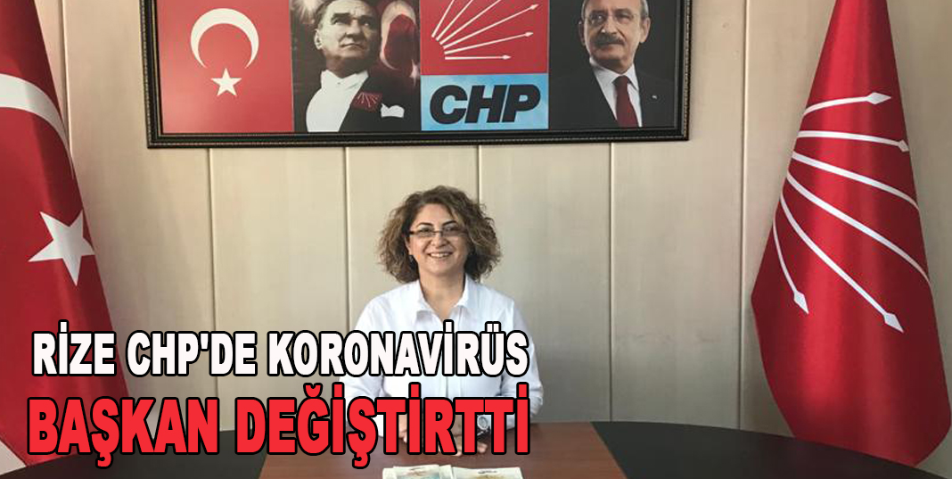 Rize Chp'de Koronavirüs Başkan Değiştirtti