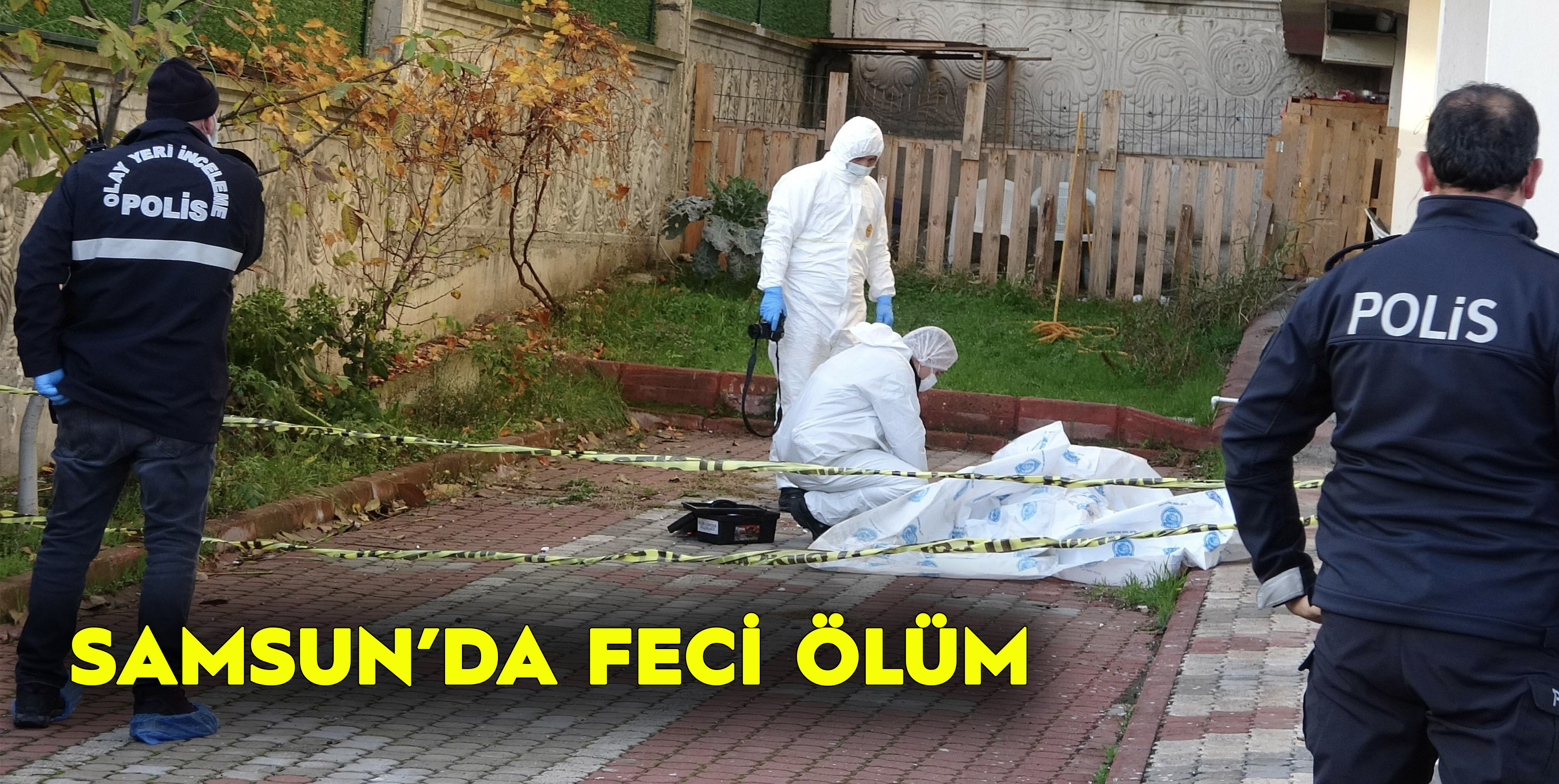 Samsıun'da Feci ölüm: 5'nci katta düştü !