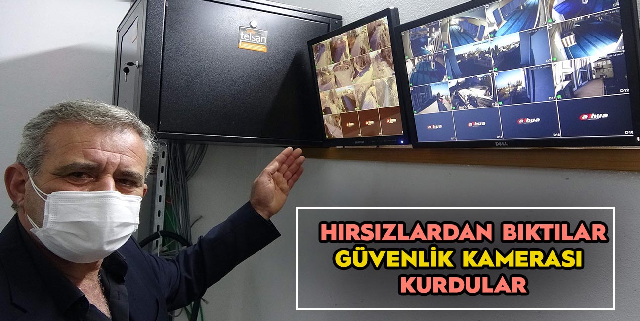 Kablo hırsızlığı olaylarından bıktılar, mahalleyi güvenlik kameraları ile donattılar