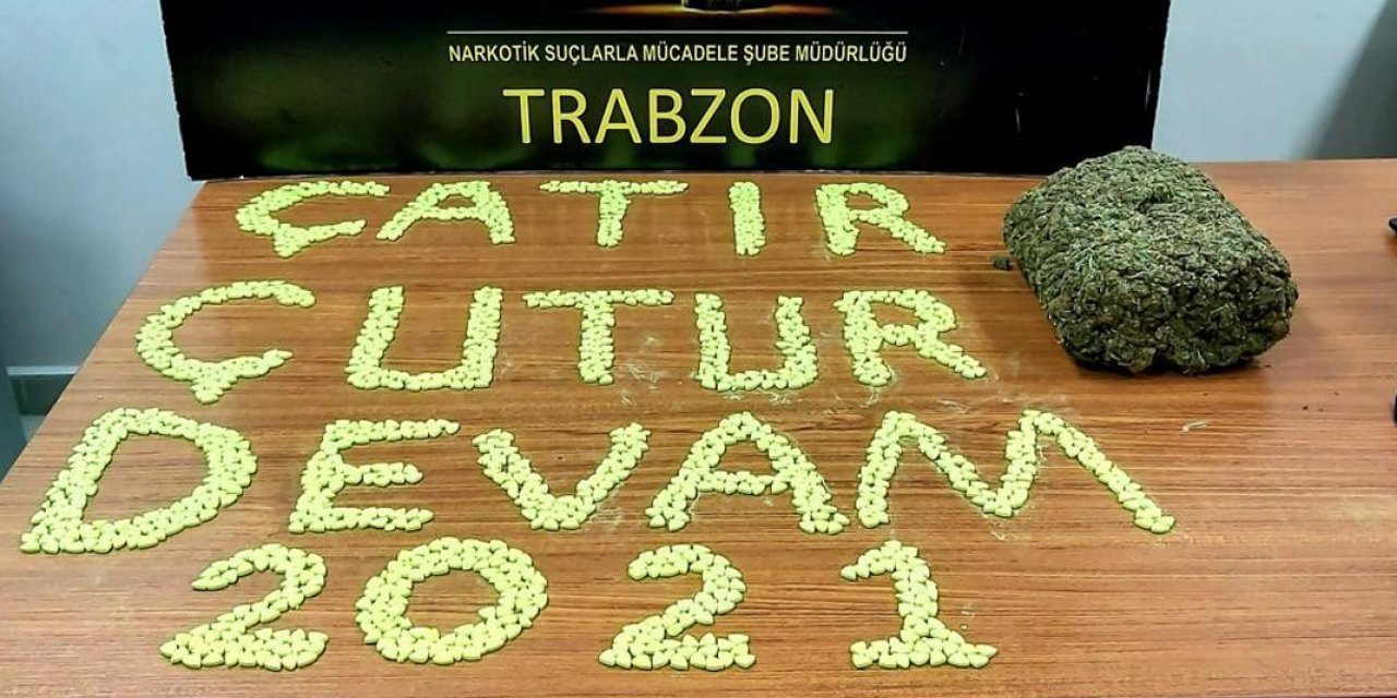 Trabzon’da 2021 yılında da uyuşturucu ile mücadele “çatır çutur devam” ediyor