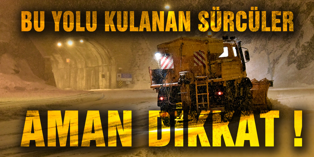 Bu yolu Kullanan Sürücüler Aman Dİkkat !