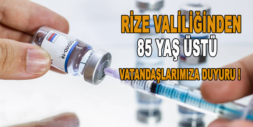 RİZE VALİLİĞİNDEN VATANDAŞLARIMIZA DUYURU !