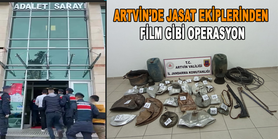 Artvin’de JASAT ekiplerinden film gibi operasyon