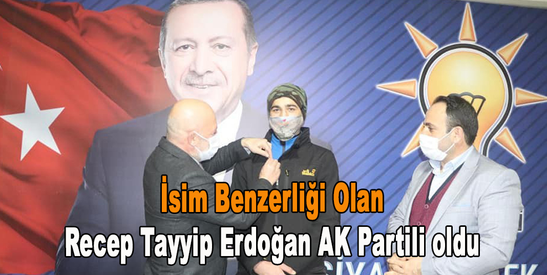 Recep Tayyip Erdoğan AK Partili oldu