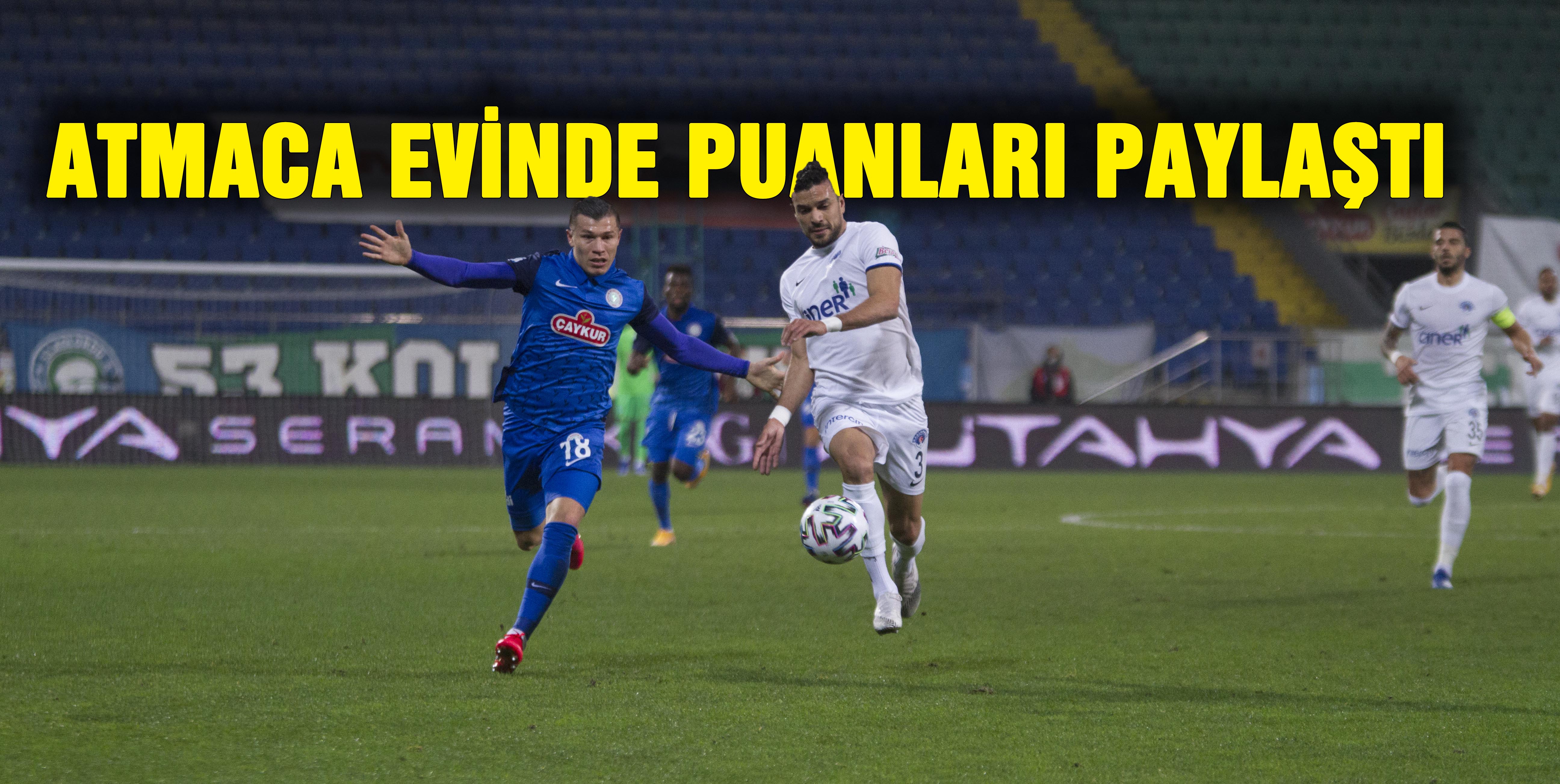 Atmaca evinde puanları paylaştı