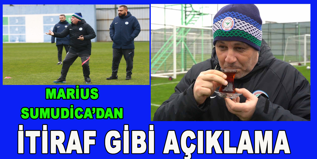 Marius Sumudica: "8 senedir ilk kez 5 maçtan galibiyet almadan ayrıldım"