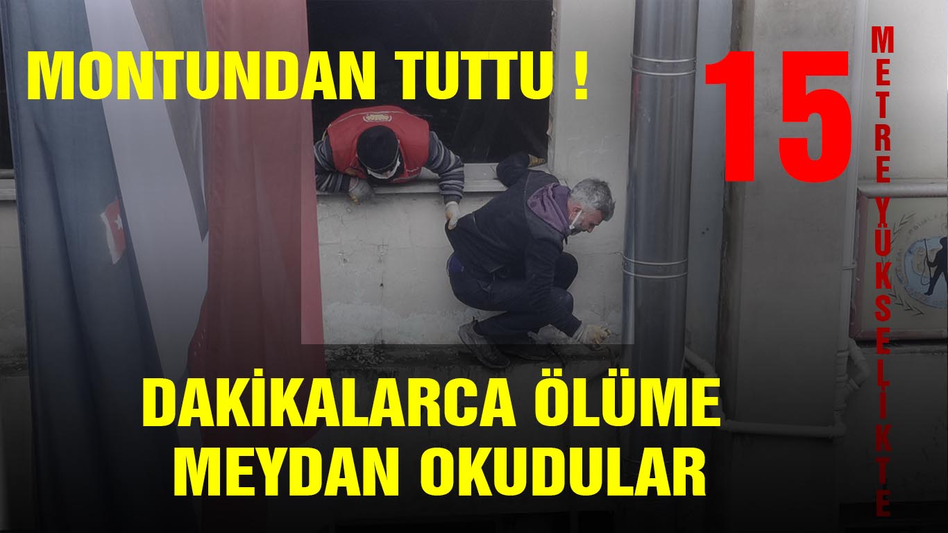 Rize'de Akıl Almaz İş Güvenliği, Dakikalarca Ölüme Meydan Okudular
