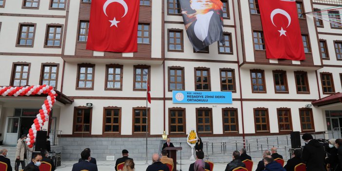 Rize Reşadiye Ortaokulu’nun Açılışı Yapıldı