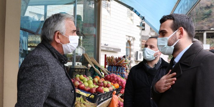 İLÇE BAŞKANI BURAK AK, HIZ KESMEDEN ZİYARETLERİNE DEVAM EDİYOR