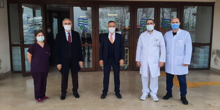 RTEÜ Eğitim ve Araştırma Hastanesi ve Rize Devlet Hastanesi’ne Ziyaret