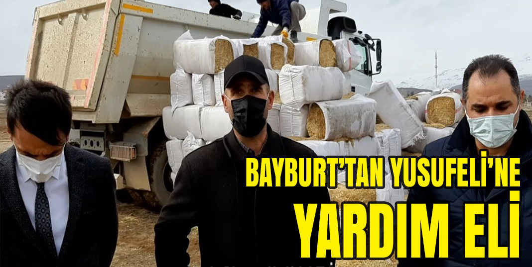 Bayburt'tan Yusufeli'ne yardım eli