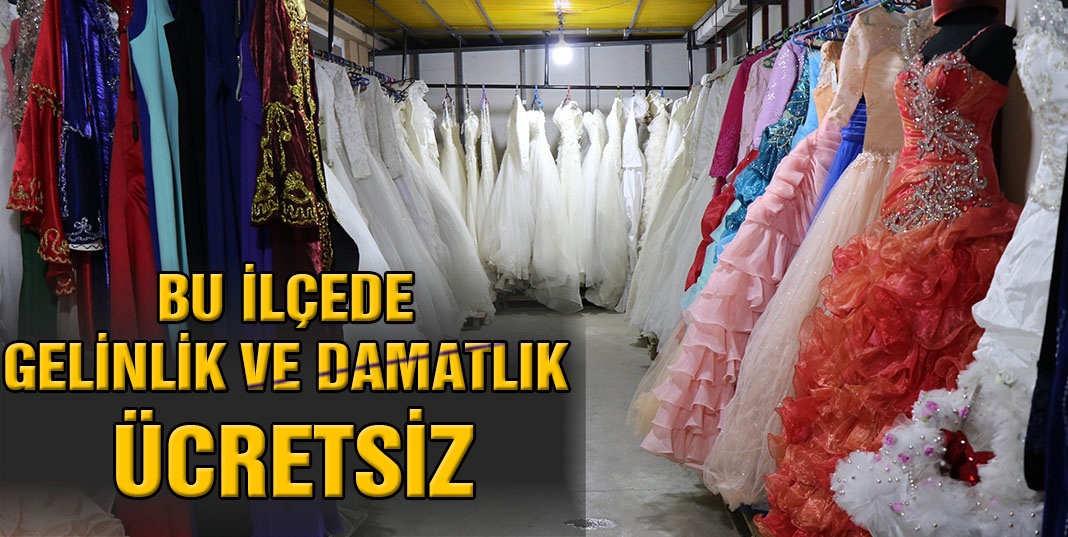 Bu İlçede gelinlik ve damatlı ücretsiz