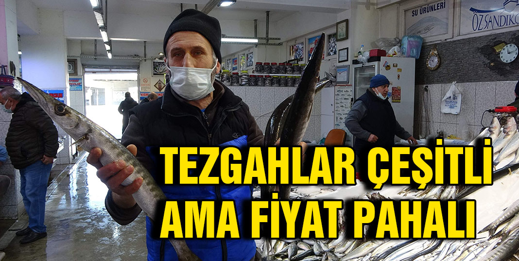 Karadeniz'de balık tezgahları çeşitli ama fiyatlar pahalı