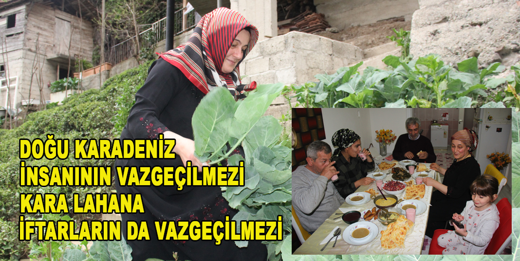 Doğu Karadeniz insanının vazgeçilmesi kara lahana iftarların da vazgeçilmezi