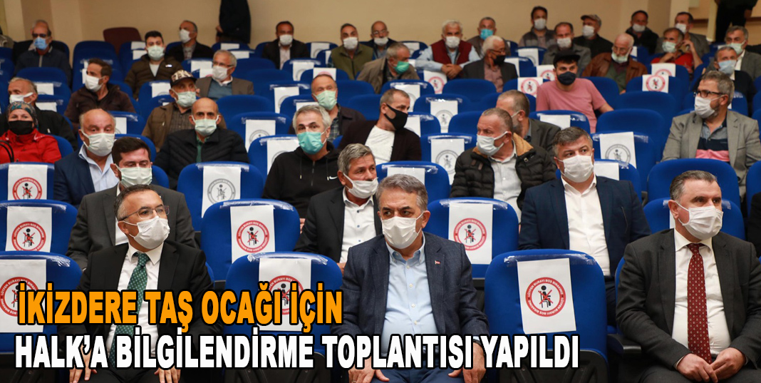 İkizdere’de Açılacak Olan Taş Ocağı İle İlgili Bilgilendirme Toplansı Yapıldı