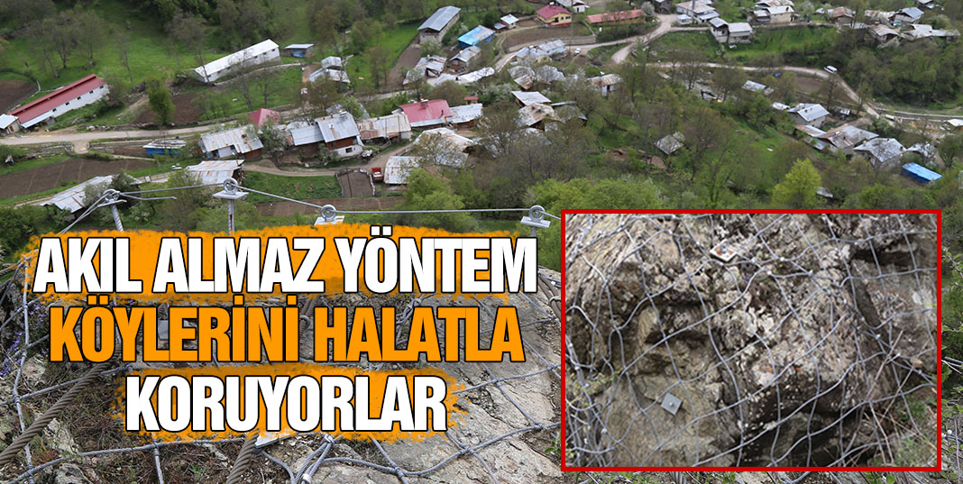 Artin'de Köylerini Halatla Koruyorlar