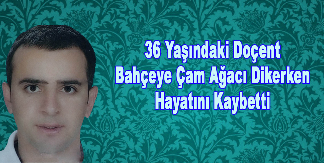 Doçent, bahçeye çam ağacı dikerken hayatını kaybetti
