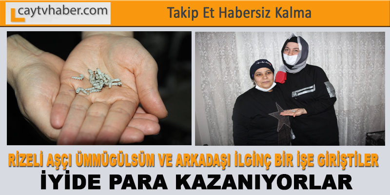 RİZELİ AŞÇI ÜMMÜGÜLSÜM VE ARKADAŞI İLGİNÇ BİR İŞE GİRİŞTİLER