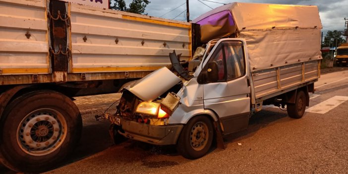 EVİNE 5 DAKİKA KALA KAZA YAPTI: 1 ÖLÜ, 1 YARALI