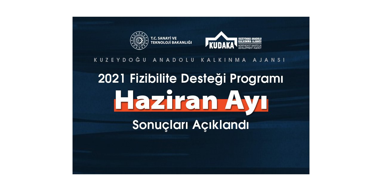 Kudaka 2021 Yılı Fizibilite Desteği Programı Haziran Ayı Sonuçları Açıklandı