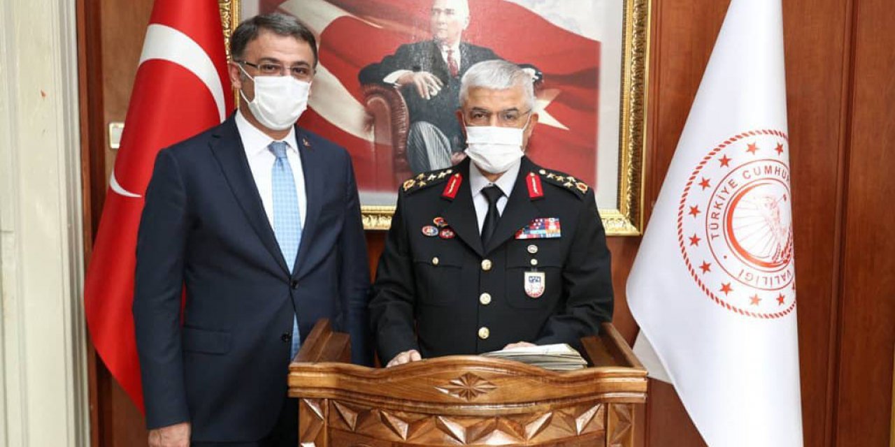 Jandarma Genel Komutanı Orgeneral Çetin, Tokat’ta Temaslarda Bulundu