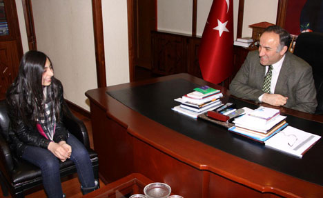 Milli Sporcudan Rize Valisine Ziyaret