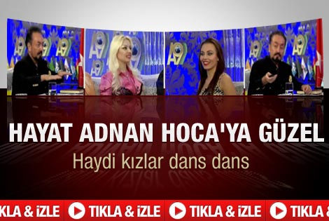 Adnan Oktar'dan dans şov