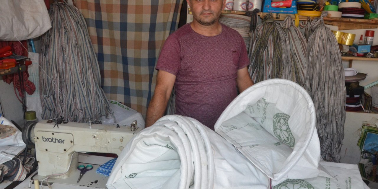 Atık Şeker Çuvalları Fındık Sepetine Dönüştürülüyor