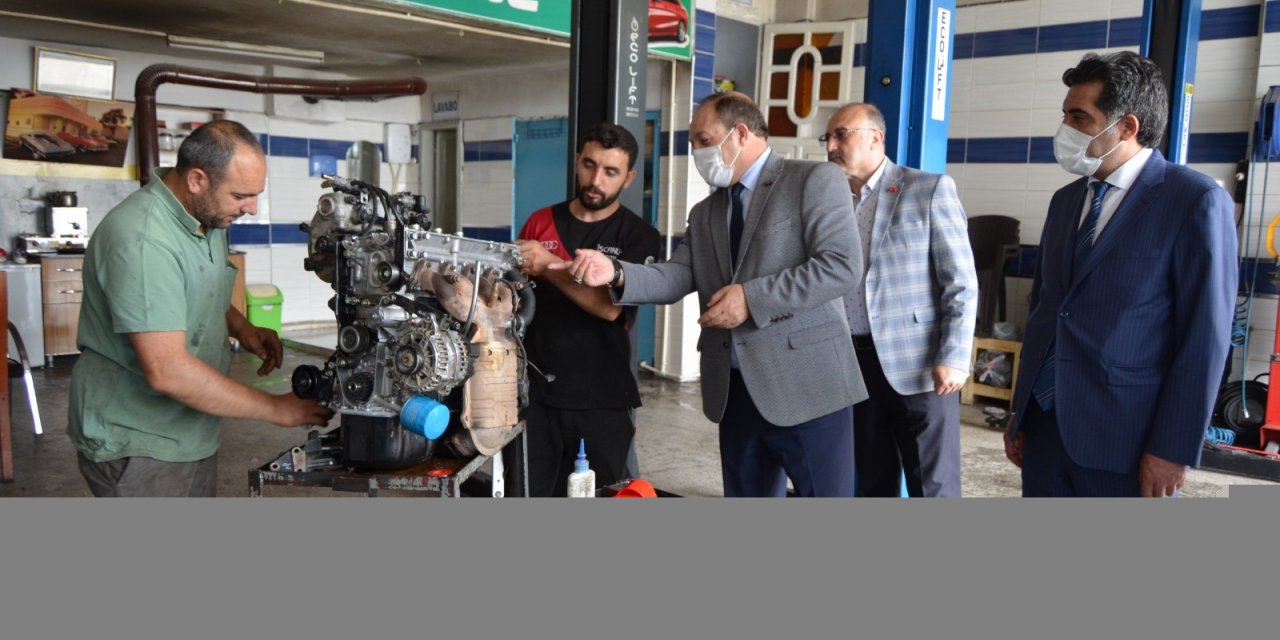 Mhp’den Sanayi Esnafına Ziyaret