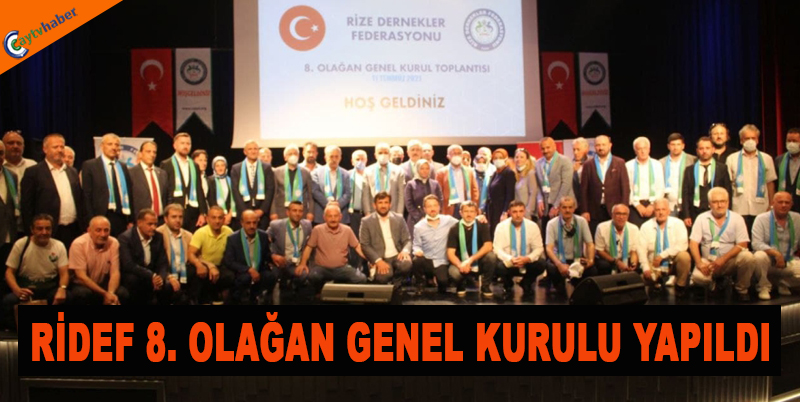 RİDEF, 8. OLAĞAN GENEL KURULU YAPILDI