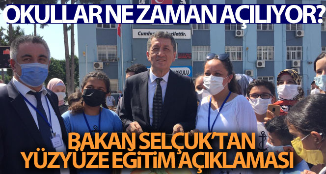 Okullar Ne Zaman Açılıyor? Cevabı Ziya Selçuk Verdi.
